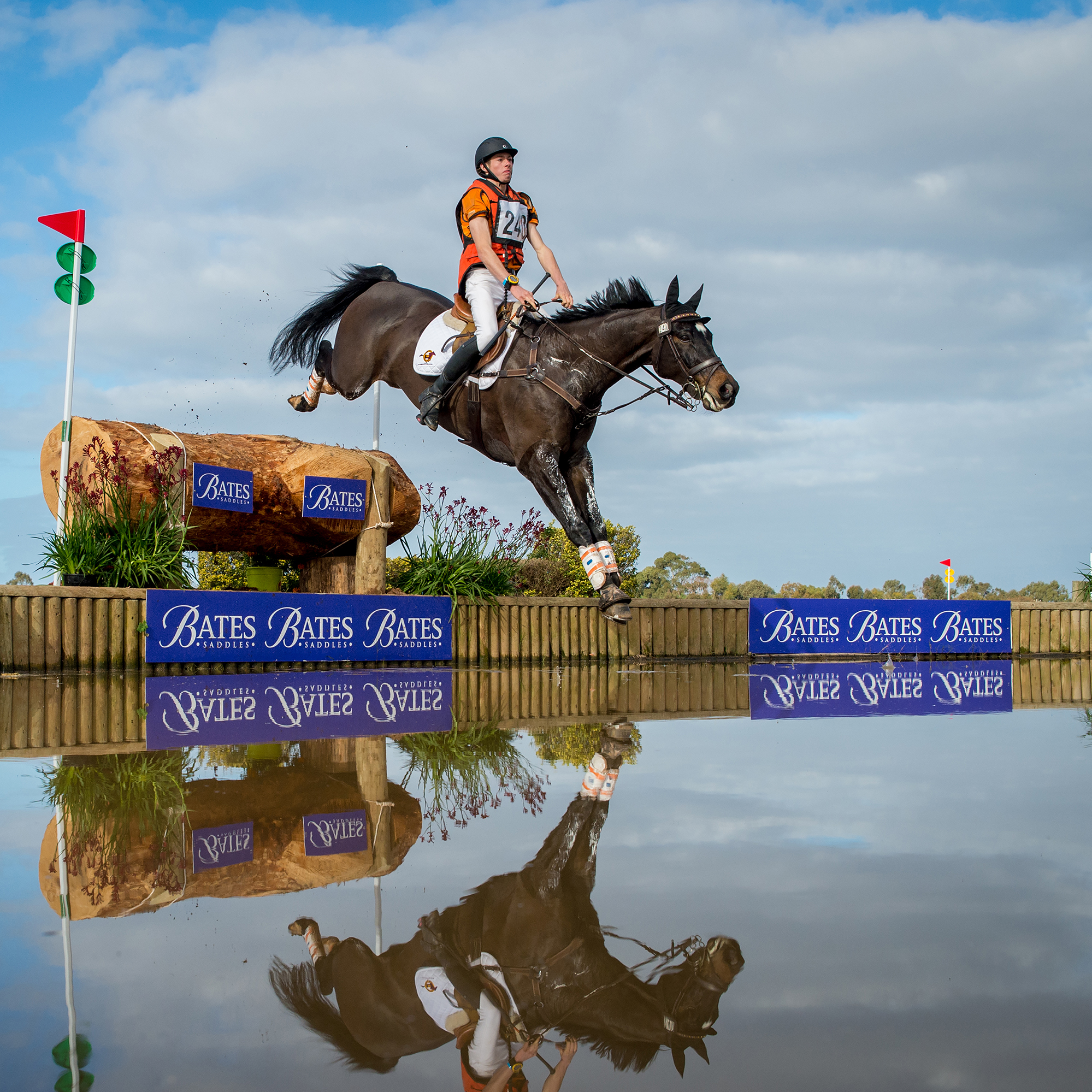 Sam Jeffree riding Jaybee Calypso cross-country at Melbourne International Three Day Event