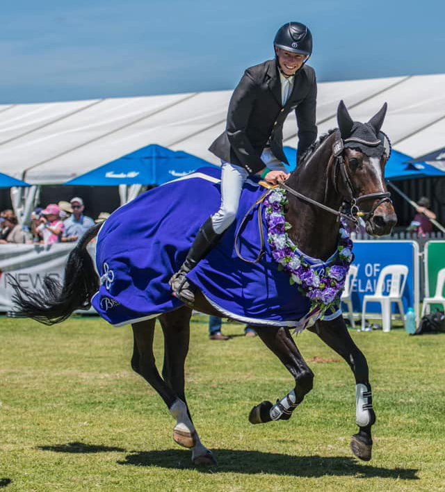 Sam Jeffree & Woodmount Lolita take out the National Young Rider Championship at Australian International 3 Day Event 2019. Victory Lap photo by Brittany Grovenor