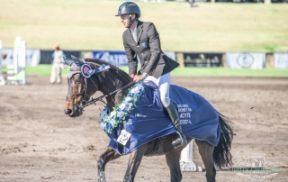 Jeffree Eventing Winners Lap of honor at Sydney International Horse Trials — photo by Britt Grovenor